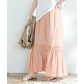【ORANGE】【36】F by ROSSO デザインシャーリングスカート