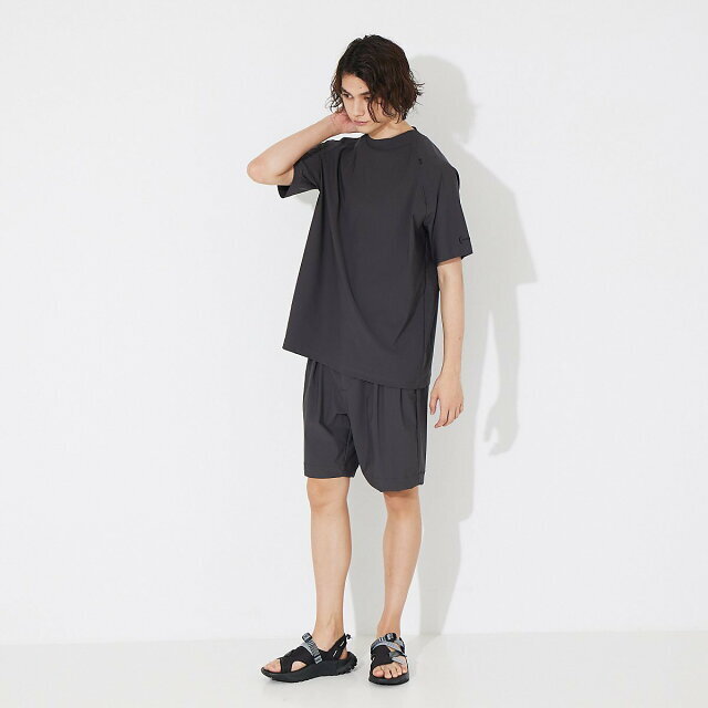 ABAHOUSE(アバハウス)の【チャコールグレー】【mellow people/architect for ABAHOUSE】ショ メンズのパンツ(その他)の商品写真