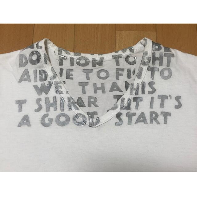 Maison Martin Margiela(マルタンマルジェラ)のMAISON MARGIELA AID Tシャツ WHITE メンズのトップス(Tシャツ/カットソー(半袖/袖なし))の商品写真