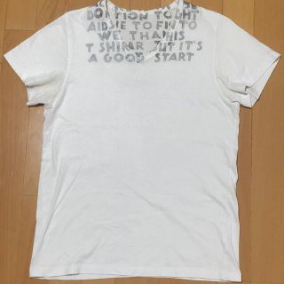 マルタンマルジェラ(Maison Martin Margiela)のMAISON MARGIELA AID Tシャツ WHITE(Tシャツ/カットソー(半袖/袖なし))