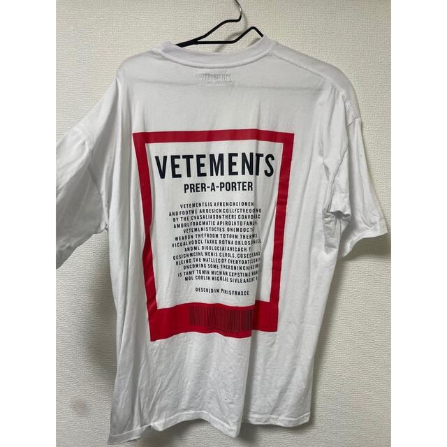 ヴェトモン　Tシャツ　vetements