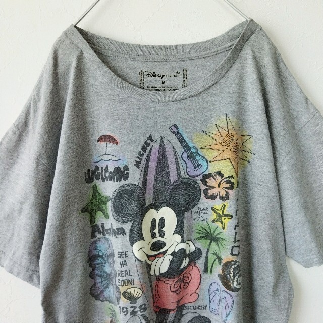 Disney(ディズニー)のDisney　ディズニー　ミッキーマウス　Tシャツ　ビッグロゴ　デカロゴ メンズのトップス(Tシャツ/カットソー(半袖/袖なし))の商品写真