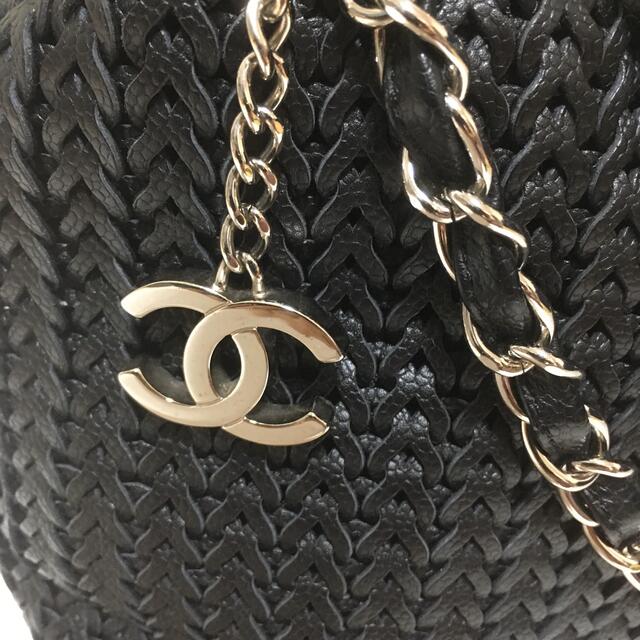 極美品♡シャネル　CHANEL  ツイード　編み込み　チェーンショルダーバッグ