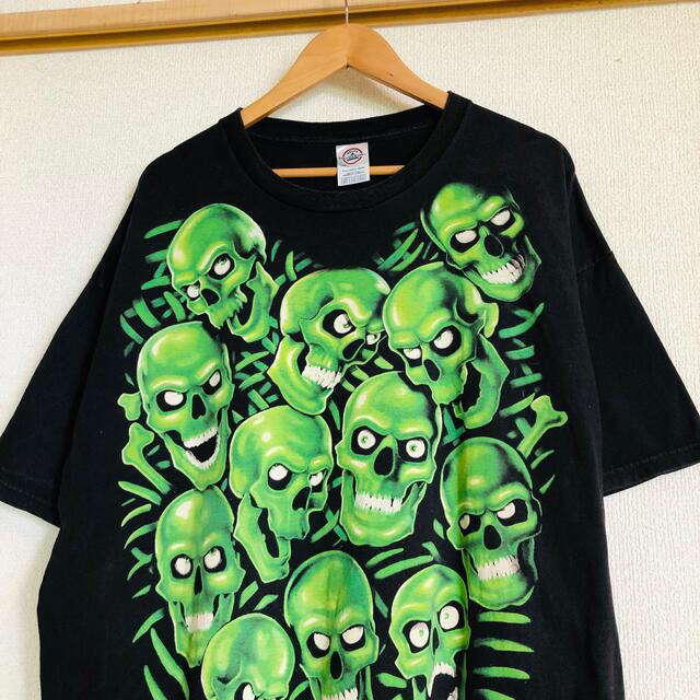 TRAVIS リキッドブルー LIQUID BLUE SKULL Tシャツ2XL 安心発送