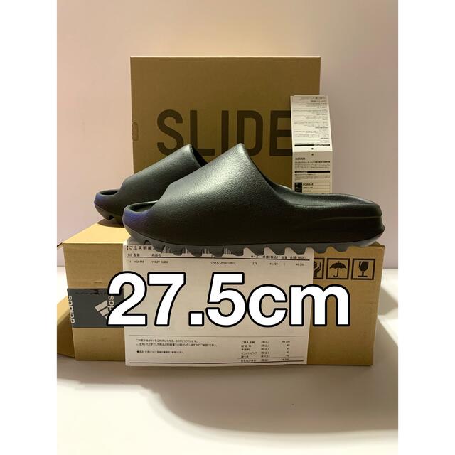 即日発送 新品未使用 YEEZY SLIDE ONYX 27.5cm靴/シューズ