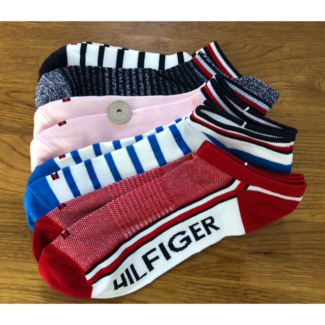 TOMMY HILFIGER(トミーヒルフィガー)の新品トミーヒルフィガーTOMMY HILFIGERレディース5足セット107 レディースのレッグウェア(ソックス)の商品写真