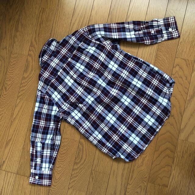 GAP Kids(ギャップキッズ)のチェックコットンシャツkids キッズ/ベビー/マタニティのキッズ服男の子用(90cm~)(その他)の商品写真