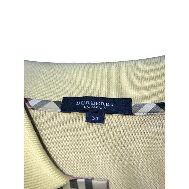 BURBERRY(バーバリー)の【美品】Burberry バーバリーロンドン　ノバチェック　ホース刺繍　Mサイズ メンズのトップス(ポロシャツ)の商品写真