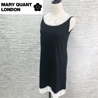 マリークワント(MARY QUANT)の【新品】MARY QUANT マリークワント ノースリーブワンピース M(ひざ丈ワンピース)