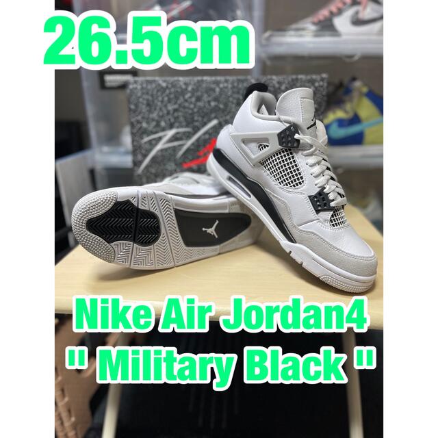 Nike Air Jordan4 " Military Black " 26.5
