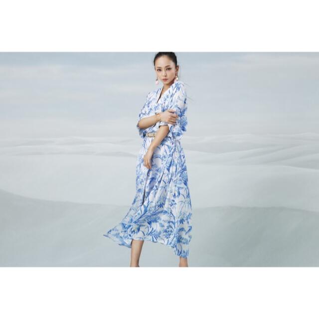 H&M(エイチアンドエム)のH&M 安室奈美恵　コラボ　花柄ワンピース  レディースのワンピース(ロングワンピース/マキシワンピース)の商品写真