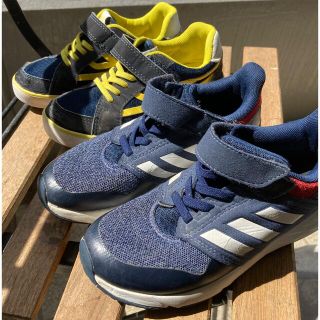 アディダス(adidas)のアディダス　イフミー  スニーカー　キッズ　19cm （セット）(スニーカー)