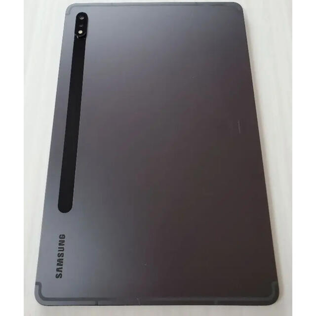 Galaxy(ギャラクシー)のGalaxy Tab S8 Graphite 新品純正キーボード付 スマホ/家電/カメラのPC/タブレット(タブレット)の商品写真