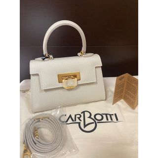 【未使用正規品】カルボッティ　Carbotti Licia Beige ベージュ(ハンドバッグ)