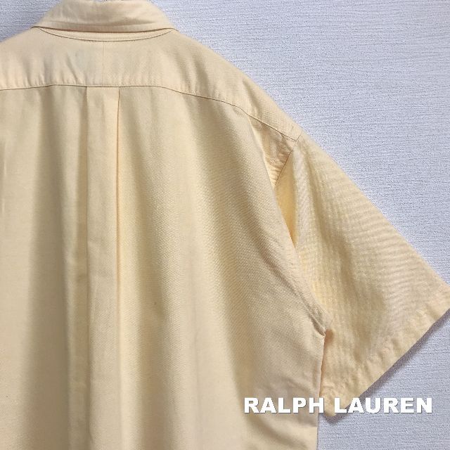 Ralph Lauren(ラルフローレン)の【RALPH LAUREN】90' ラルフローレン 刺繍ロゴ ビックシャツ メンズのトップス(シャツ)の商品写真