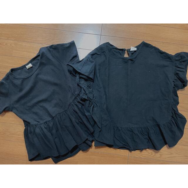 韓国子供服　２枚セット キッズ/ベビー/マタニティのキッズ服女の子用(90cm~)(Tシャツ/カットソー)の商品写真