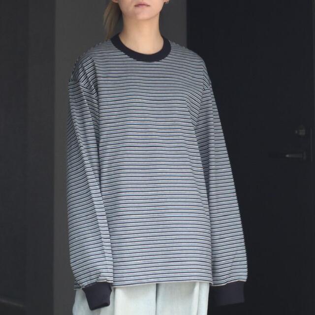 1LDK SELECT(ワンエルディーケーセレクト)のUniversal products Multi Border Tshirt メンズのトップス(Tシャツ/カットソー(七分/長袖))の商品写真