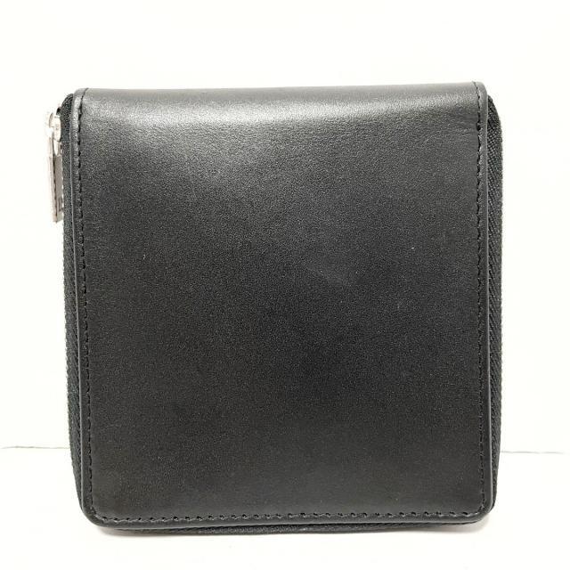 marimekko - マリメッコ 2つ折り財布 - 黒 レザーの通販 by marimekko - マリメッコ 2つ折り財布 - 黒 レザーの通販 by