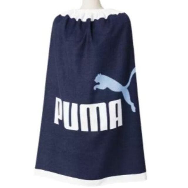 PUMA(プーマ)のネイビー　puma プーマ ラップ タオル 86 x 120 cm スポーツ/アウトドアのスポーツ/アウトドア その他(マリン/スイミング)の商品写真