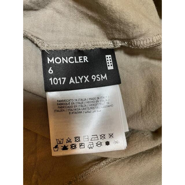 MONCLER(モンクレール)のモンクレール　MONCLER アリクス　ALYX ロンT メンズのトップス(Tシャツ/カットソー(七分/長袖))の商品写真