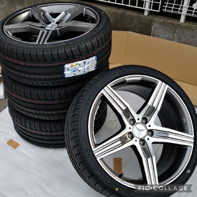 ベンツ Cクラス Eクーペ W205 W207 19インチ タイヤとホイール付き ベンツ Cクラス Eクーペ W205 W207 19インチ タイヤとホイール付き
