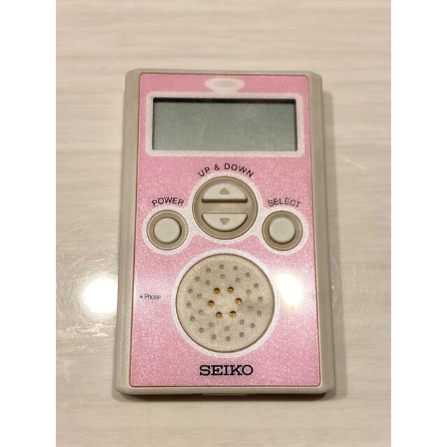 SEIKO(セイコー)の美品　SEIKO メトロノーム　コンパクト　ピンク　スリム　ピアノ　音楽 楽器の楽器 その他(その他)の商品写真