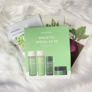 イニスフリー(Innisfree)の【新品】イニスフリー グリーンティーお試し4種キット＆シートマスク3枚(サンプル/トライアルキット)