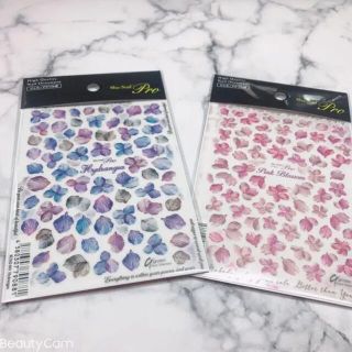 Sha-Nail 紫陽花フラワー2枚セット(ネイル用品)