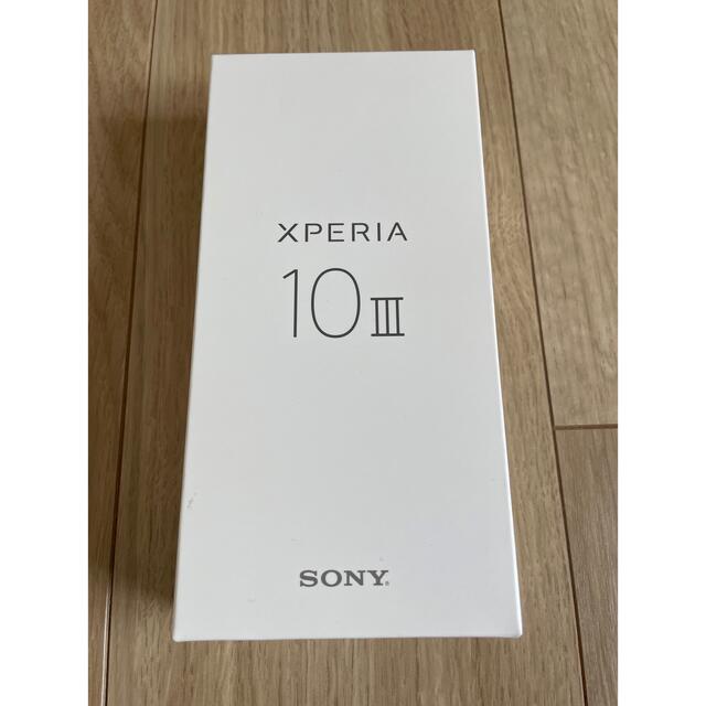 Xperia10iiiカラーXperia 10 iii ブルー SIMフリー 新品未使用