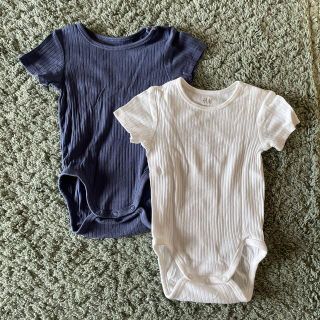 エイチアンドエム(H&M)のH&M☺︎リブロンパース(ロンパース)