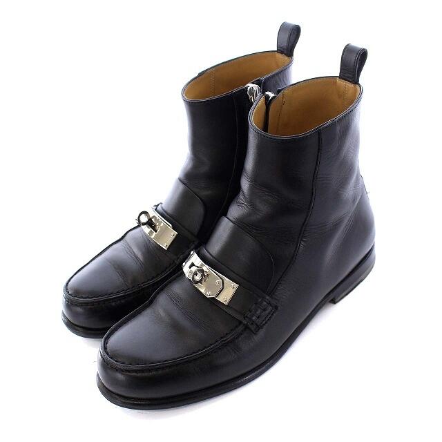 激安特価 ケリー エルメス - Hermes ショートブーツ 37 レザー サイド