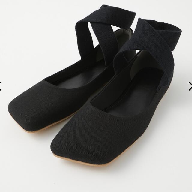 moussy(マウジー)のちー様専用【M_】SQUARE TOE FLAT シューズ　エムアンダーバー レディースの靴/シューズ(バレエシューズ)の商品写真