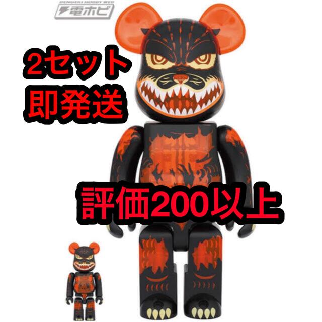 BE@RBRICK ゴジラ VS デストロイア版ゴジラ(メルトダウンVer.)メディコムトイ