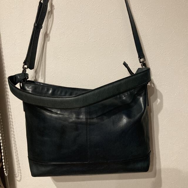 COACH(コーチ)の【美品】COACH コーチ 2way ショルダーバッグ 本革 71400 深緑 メンズのバッグ(ショルダーバッグ)の商品写真