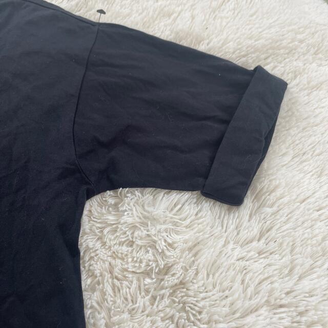 moussy(マウジー)の美品　MOUSSY  半袖　トップス　ブラック　フリーサイズ レディースのトップス(カットソー(半袖/袖なし))の商品写真