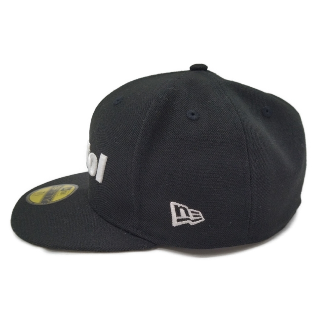 F.C.R.B./F.C.Real Bristol/FCRB エフシーアールビー/エフシーレアルブリストル ×NEW ERA 17SS 59FIFTY CAPロゴ刺繍ベースボールキャップ ブラック FCRB-170064