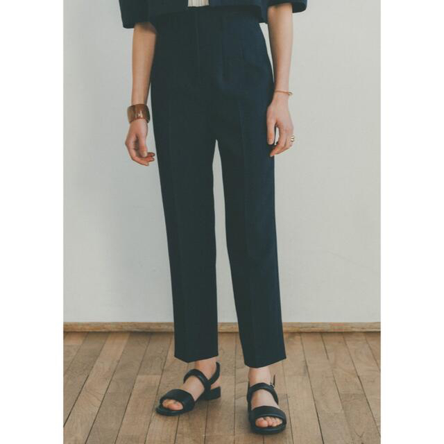 CLANE HIGH WAIST ANKLE TAPERD PANTS