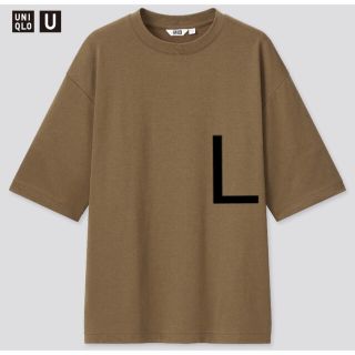 ユニクロ(UNIQLO)の専用 UNIQLO U エアリズムコットンオーバーサイズT  ダークブラウン L(Tシャツ/カットソー(半袖/袖なし))