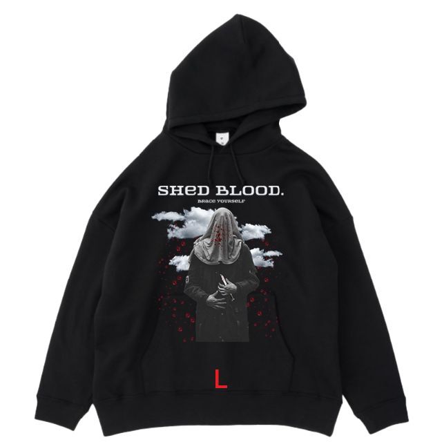 SHED BLOOD hoodie L メンズのトップス(パーカー)の商品写真