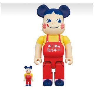 ベアブリック(BE@RBRICK)のBE＠RBRICK ペコちゃん ホーロー看板 100％& 400％不二家(フィギュア)