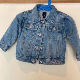 ベビーギャップ(babyGAP)のbabyGAP デニムジャケット　女の子　80サイズ(ジャケット/コート)