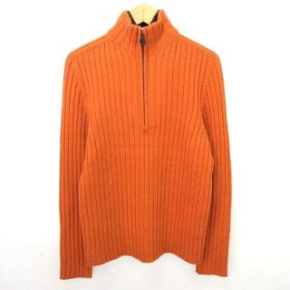 エルメス(Hermes)のエルメス カシミヤ混 ハーフジップ セーター フェイクレイヤード 国内正規 M(ニット/セーター)