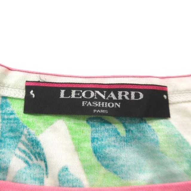 LEONARD(レオナール)のレオナール FASHION 花柄 セットアップ カットソー スカート LL 白 レディースのフォーマル/ドレス(スーツ)の商品写真