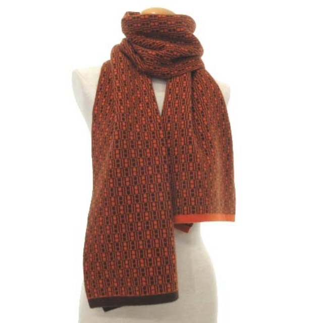 パートナー Hermes ニット帽 オレンジ カシミヤ100%の通販 by ブランド