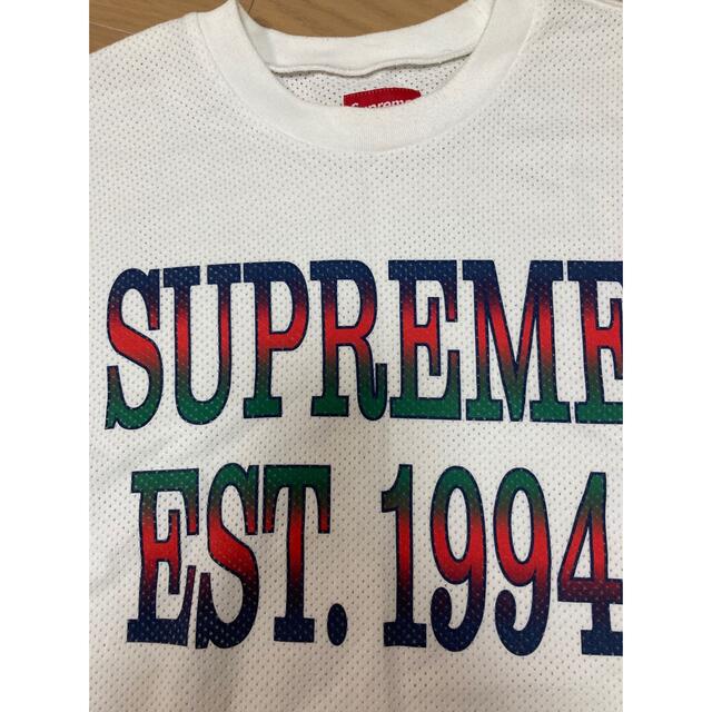 Supreme(シュプリーム)のSupreme Cotton Mesh Gradient Logo S/S メンズのトップス(Tシャツ/カットソー(半袖/袖なし))の商品写真