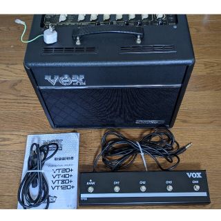 ヴォックス(VOX)の【即購入OK】VOX VT20+ 本体 & VFS5(ギターアンプ)