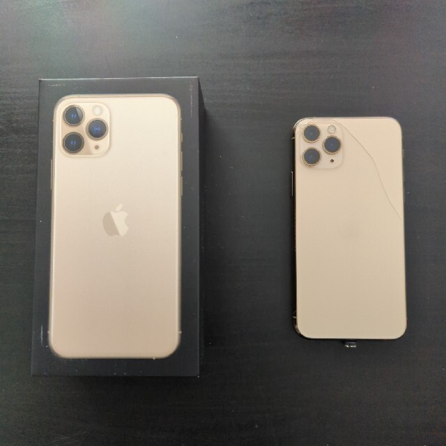 iPhone11Pro256G SIMフリー 傷ありゴールド