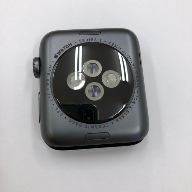 アップルウォッチ series3 セルラー Apple Watch 42mm 黒