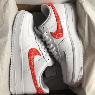 ナイキ(NIKE)のナイキ　エアフォース1  オレンジペイズリー 28センチ(スニーカー)