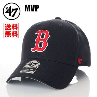 フォーティセブン(47 Brand)の【新品】47BLAND MVP キャップ B レッドソックス 帽子 紺(キャップ)